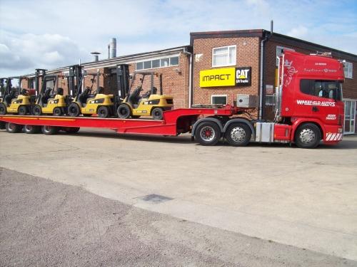 Wakefields low loader in action